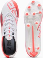 Бутси Puma ULTRA 5 PLAY FG/AG білий, помаранчевий Уні 43 - Зображення 5