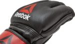 Рукавички для тренінгу Reebok MMA Gloves Leather чорний, червоний S (RSCB-10310RDBK) - Зображення 2