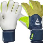 Воротарські рукавички Select Goalkeeper Gloves 03 Kids v26 синій, зелений, сірий 6 (16,5 см)
