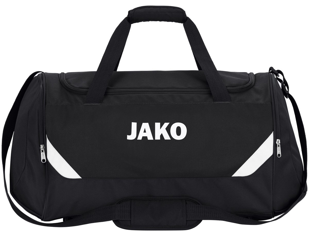 61679944356024_a17372fc5c Спортивна сумка Jako Iconic 43L чорна, біла 55x27x29 см - Зображення 1