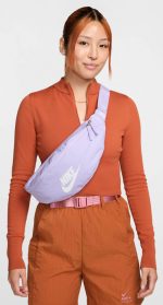 Сумка на пояс Nike NK HERITAGE WAISTPACK – FA21 3L фіолетова, універсальна 41х10х15 см - Зображення 9