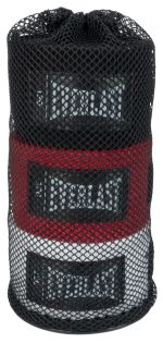 Боксерські бинти Everlast CORE HANDWRAPS 3 PACK (чорний, білий, червоний) Уні 120 (304,8 см) - Зображення 3