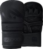 Тренувальні рукавиці RDX GRAPPLING GLOVES SHOOTER T-15 чорний XL (GSR-T15MB) - Зображення 2