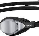 Окуляри для плавання Arena AIR-SPEED MIRROR сріблястий, чорний Уні OSFM