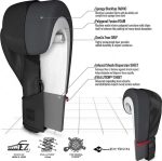 Боксерські рукавиці RDX BOXING GLOVES F15 чорний 10 унцій (BGR-F15MB) - Зображення 2