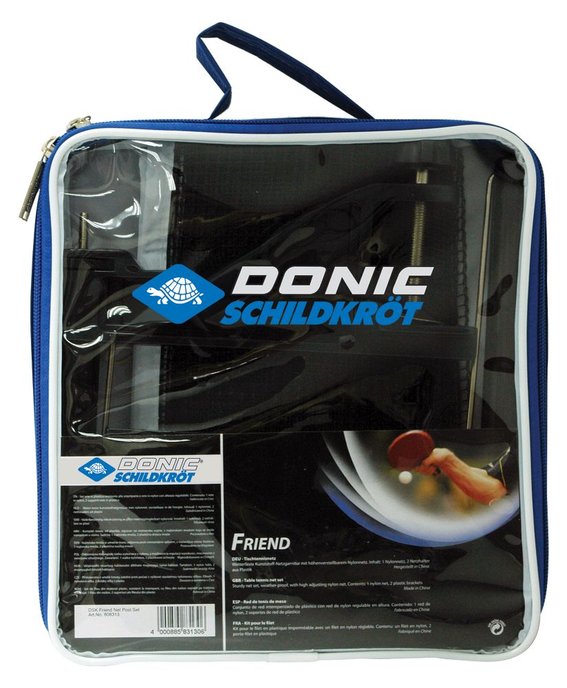 66100861130410_3c3c8bf481 Сітка для настільного тенісу Donic-Schildkrot Friend - Зображення 1