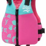 Жилет для плавання Aqua Speed Safe Splash 61125 бірюзовий, рожевий для дітей 19-30 кг
