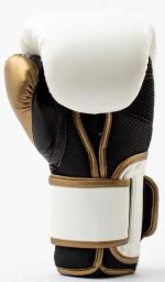Боксерські рукавиці Everlast POWERLOCK 2R TRAINING GLOVE, білий, золотий, 12 унцій (P00003049) - Зображення 5
