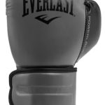 Боксерські рукавиці Everlast POWERLOCK 2R TRAINING GLOVE сірі, чорні Уні 16 унцій (P00002307)