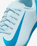 Футзалки Nike JR VAPOR 16 CLUB IC білий, блакитний Діт 38 (US 5.5Y) - Зображення 7