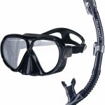 Набір маска та трубка Aqua Speed VANUA + BORNEO 8235 чорний Уні OSFM