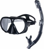 Набір маска та трубка Aqua Speed VANUA + BORNEO 8235 чорний Уні OSFM