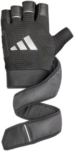 Тренувальні рукавички Adidas Wrist Wrap Training Gloves чорні Уні XS - Зображення 2