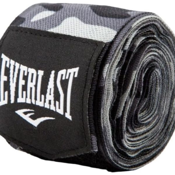 Бинти EVERLAST SPARK PRINTED HAND WRAPS 120 X2 чорний, сірий Уні 120 (304,8 см)