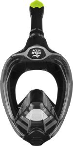Повнолицьова маска Aqua Speed VEIFA ZX 9857 чорний, жовтий S/M (554-38) - Зображення 4