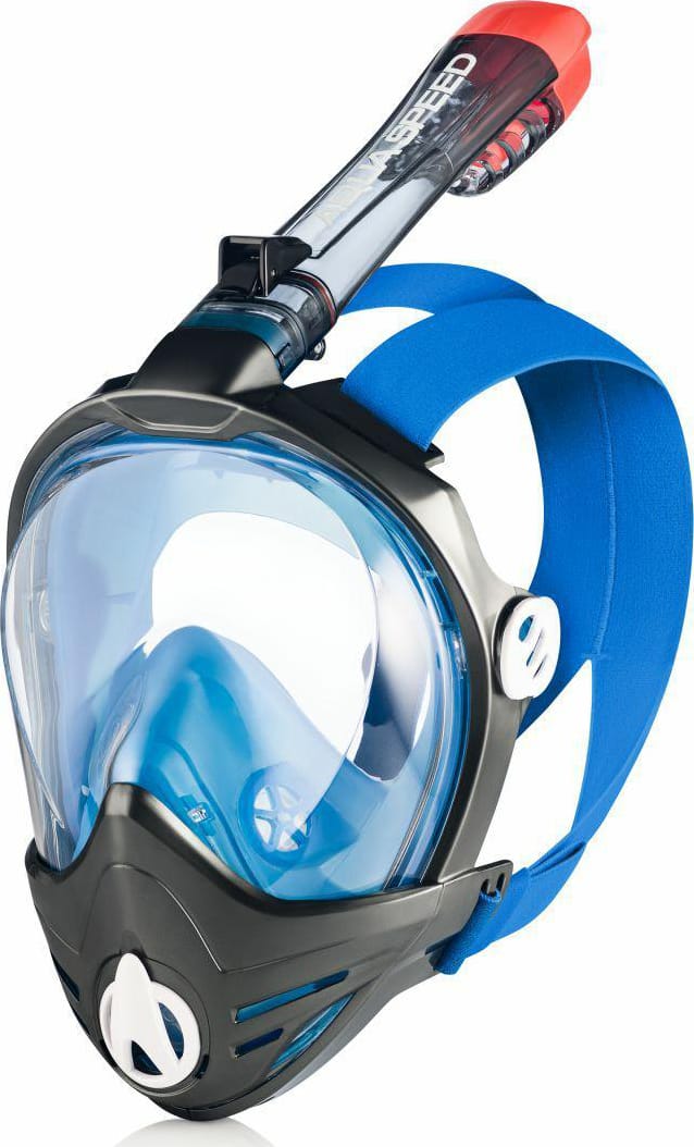 70927203760109_069648fee7 Повнолицьова маска Aqua Speed BRIZO 8739 синій S/M (227-01) - Зображення 1
