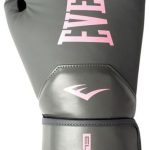 Боксерські рукавиці Everlast ELITE 2 BOXING GLOVES сірий, рожевий 12 унцій (P00003311)