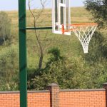 Баскетбольна стійка на одній опорі SS00071