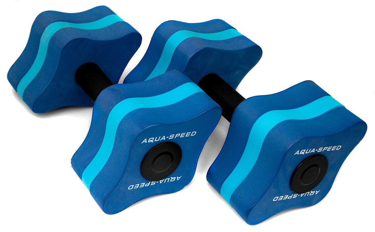 71786241571273_54120e5d81 Гантелі для аквафітнесу Aqua Speed AQUAFITNESS Dumbells 5647 синій Уні 11x15x8см - Зображення 1