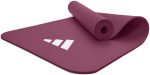 Килимок для фітнесу Adidas Fitness Mat бордовий Уні 173 x 61 x 0.7 см