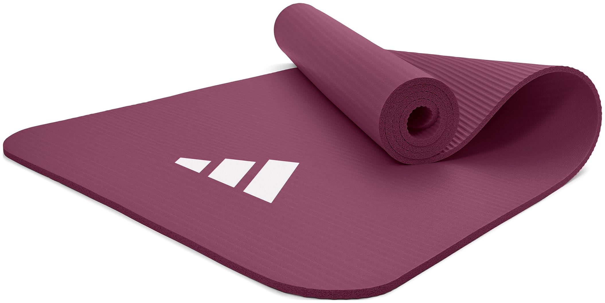 72032603009437_15f36ace44 Килимок для фітнесу Adidas Fitness Mat бордовий Уні 173 x 61 x 0.7 см - Зображення 1