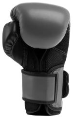 Боксерські рукавиці Everlast POWERLOCK 2R TRAINING GLOVE, сірі/чорні, 12 унцій - Зображення 3