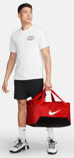 Сумка Nike NK BRSLA S DUFF – 9.5 41L чорний, червоний Уні 51×28×28 см - Зображення 10