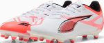 Бутси Puma ULTRA 5 PLAY FG/AG білий, помаранчевий Уні 45 - Зображення 3