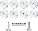 Регульована гантель Adidas Adjustable Chrome Dumbbell сріблястий 1-5 кг - Зображення 3