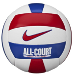 Волейбольний м'яч Nike ALL COURT LITE (не надутий) БІЛИЙ/УНІВЕРСИТЕТСЬКИЙ ЧЕРВОНИЙ/ІГРОВИЙ РОЯЛЬ, розмір 5