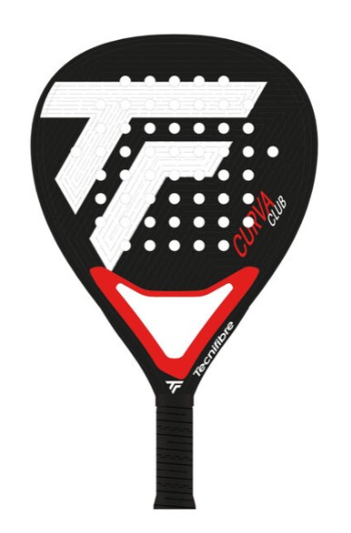 76107261832882_037f1dbee6 Ракетка для падл-тенісу Tecnifibre Padel CURVA CLUB - Зображення 1