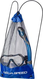 Набір маска і трубка Aqua Speed JAVA + ELBA 8205 синій Уні OSFM - Зображення 4