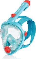 Повнолицьова маска Aqua Speed SPECTRA 2.0 KID 7083 бірюзовий, червоний для дітей L