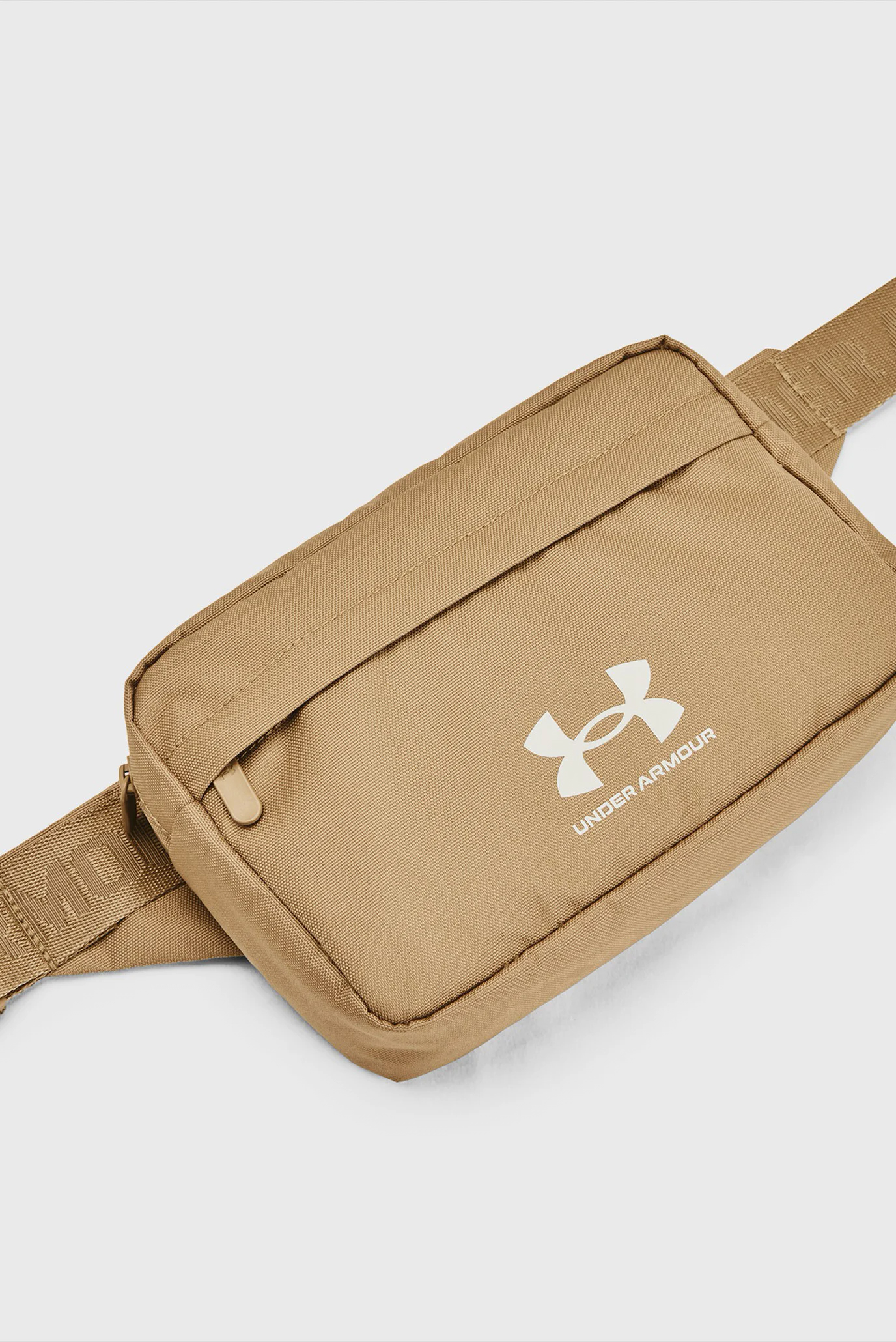 79563945686169_ba3210911d Сумка на пояс Under Armour Loudon Lite WB Xbody 2L коричнева Уні 15,3x24x10,5 см - Зображення 1
