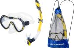 Набір маска і трубка Aqua Speed JAVA + ELBA 8206 жовтий Уні OSFM - Зображення 2