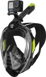 Повнолицьова маска Aqua Speed VEIFA ZX 9857 чорний, жовтий S/M (554-38) - Зображення 5