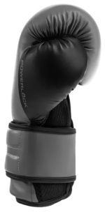 Боксерські рукавиці Everlast POWERLOCK 2R TRAINING GLOVE сірі, чорні, 14 унцій (P00002306) - Зображення 4