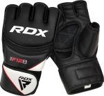 Тренувальні рукавиці RDX GRAPPLING GLOVES NEW MODEL чорні, білі, L (GGR-F12B) - Зображення 5