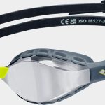 Окуляри для плавання Arena AIR SONIC MIRROR, сірі та чорні, One Size