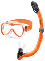 Набір маска і трубка Aqua Speed ALIZE FS + SAMOS 61090 помаранчевий Уні OSFM - Зображення 6