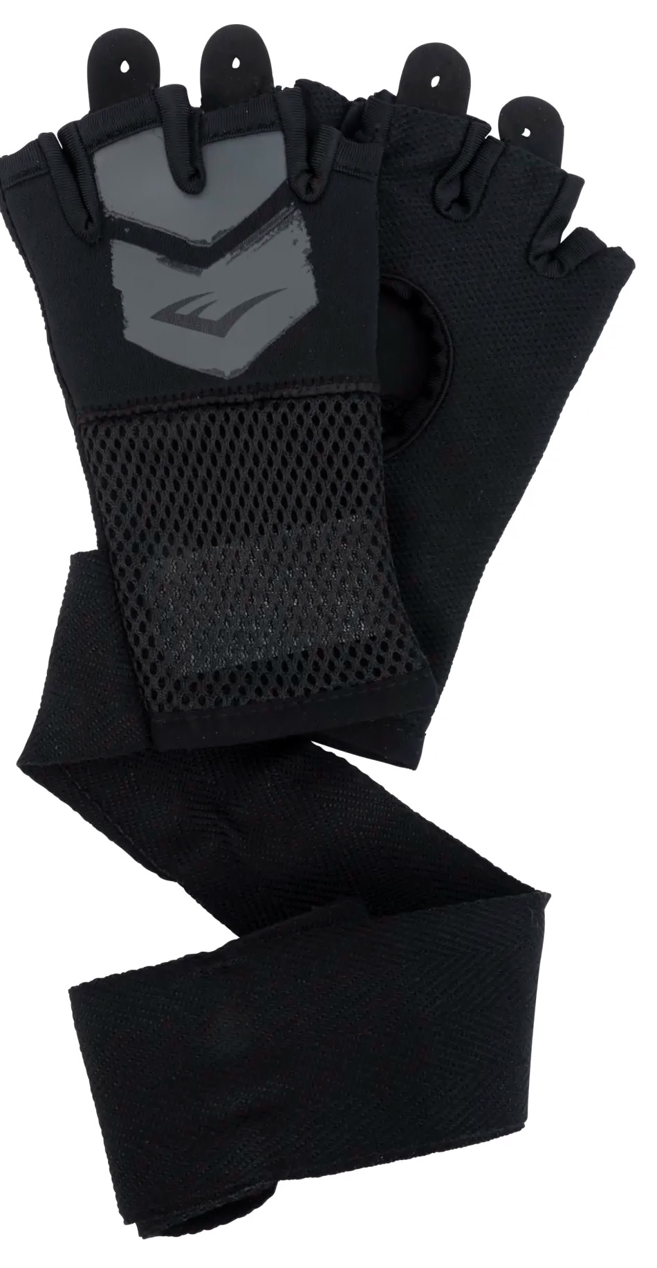 82922084572758_77e4ad7789 Бінти-рукавички Everlast PROSPECT QUICK WRAPS чорний, сірий Уні L/XL - Зображення 1