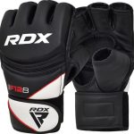 Тренувальні рукавиці RDX GRAPPLING GLOVES NEW MODEL чорний, білий XL (GGR-F12B)