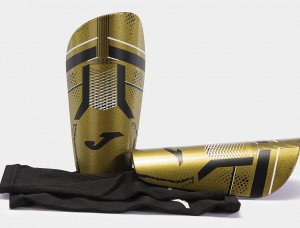 Щитки Joma J-PRO золотисті, чорні Чол L (зріст 155-175 см)