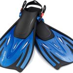 Ласти Aqua Speed WOMBAT 529-11-2 чорні, сині для дітей