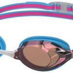 Окуляри для плавання Speedo JUNIOR VANQUISHER 3.0 MIRROR, рожевий/блакитний, One Size