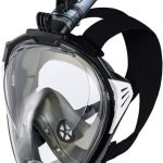 Повнолицьова маска Aqua Speed DRIFT 7091 чорний, білий Уні L/XL