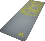 Килимок для йоги Adidas Tie-Dye Yoga Mat сірий, жовтий 183 х 61 х 1 см (ADYG-10200GR) - Зображення 2