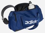 Спортивна сумка Adidas LINEAR DUFF XS 12,5L темно-синя, універсальна 15х37х20 см - Зображення 2