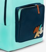 Рюкзак Nike Y NK CLASSIC BKPK – BUBBLE 16L бірюзовий, темно-синій, детський 38x28x13 см - Зображення 7