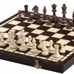 Шахи MADON Олімпійські великі коричневі, бежеві Уні 42х42см арт 122